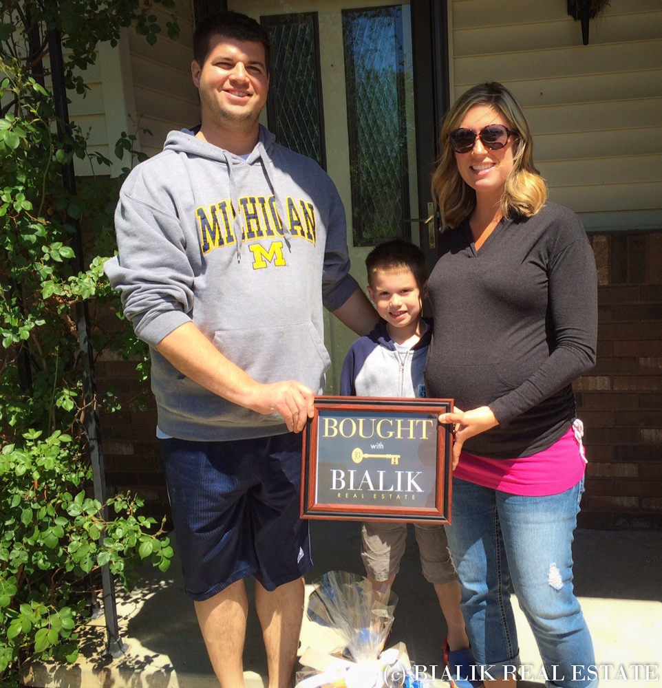 Samantha & Clay bought their Allendale home with Bialik Real Estate