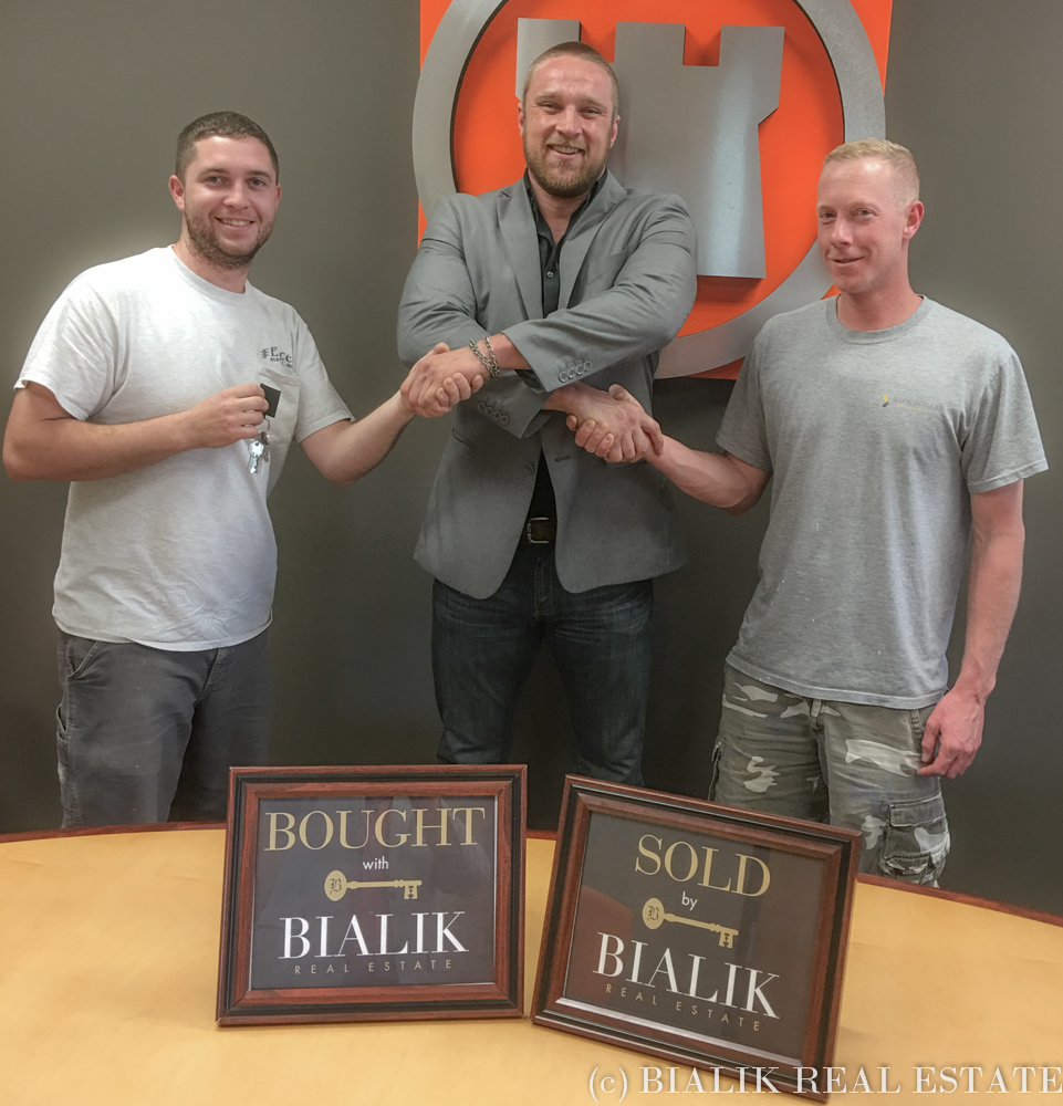 Closing Day for Brian Anders & Clients, Bialik Real Estate