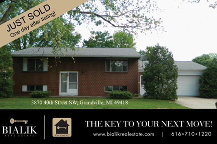 JUST SOLD In One Day Hot investment home in Grandville MI