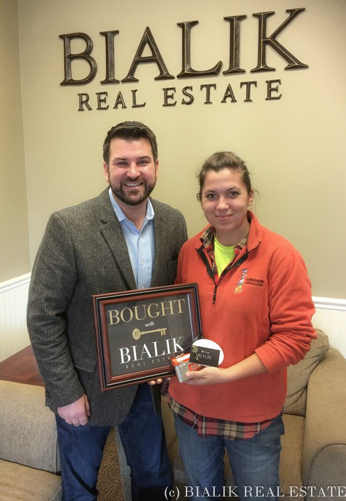 Katy buys her Grandville home through Nate Bialik, Bialik Real Estate